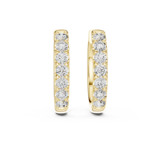 Radiant Huggie Earrings