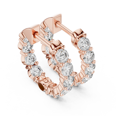 Aurevia Scalloped Pavé Earrings