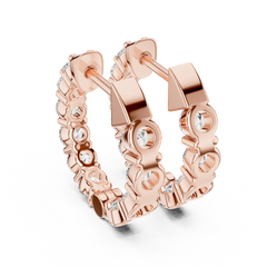 Aurevia Scalloped Pavé Earrings