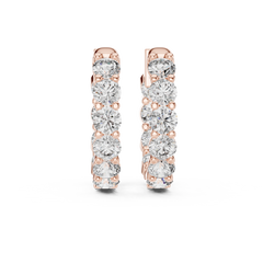 Aurevia Scalloped Pavé Earrings