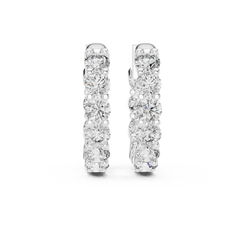 Aurevia Scalloped Pavé Earrings