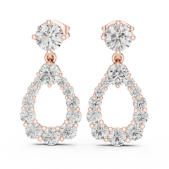 Aurevia Radiant Open Pear Drop Earrings