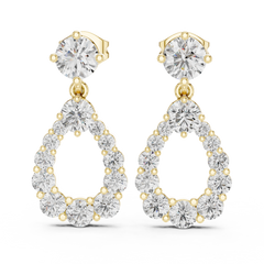 Aurevia Radiant Open Pear Drop Earrings