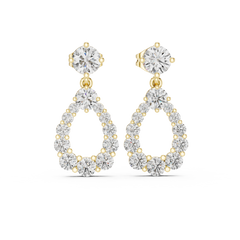 Aurevia Radiant Open Pear Drop Earrings
