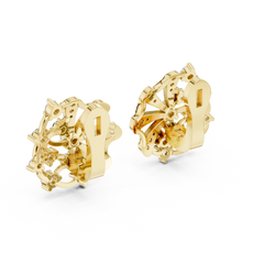 Aurevia Whimsical Pinwheel Diamond Earrings