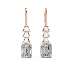 Aurevia Emerald Tier Drop Earrings