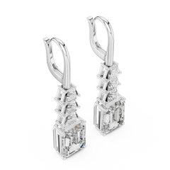 Aurevia Emerald Tier Drop Earrings