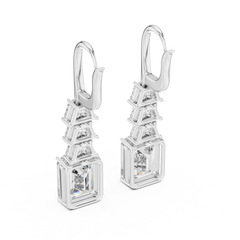 Aurevia Emerald Tier Drop Earrings