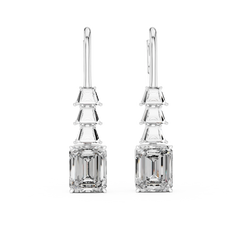 Aurevia Emerald Tier Drop Earrings