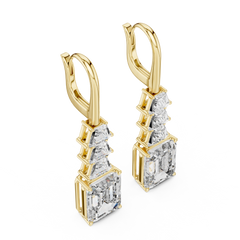 Aurevia Emerald Tier Drop Earrings