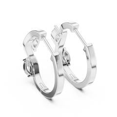 Aurevia Marquise Wave Hoop Earrings