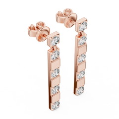 Aurevia Geometric Drop Earrings