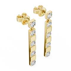 Aurevia Geometric Drop Earrings