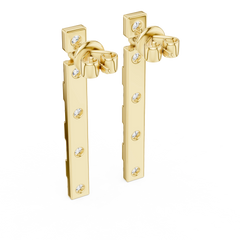 Aurevia Geometric Drop Earrings