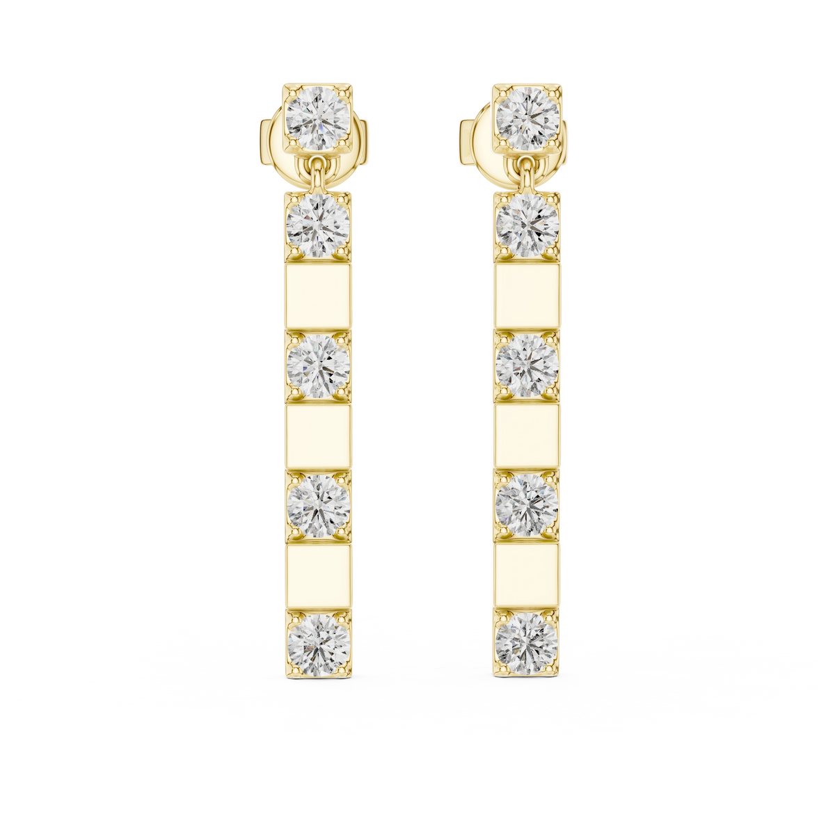 Aurevia Geometric Drop Earrings