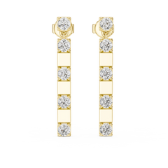 Aurevia Geometric Drop Earrings