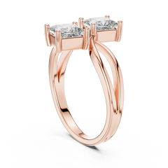 Eternal Princess Toi et Moi Diamond Ring
