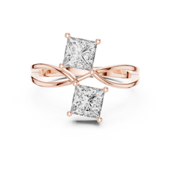 Eternal Princess Toi et Moi Diamond Ring