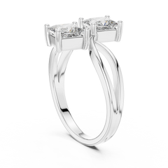 Eternal Princess Toi et Moi Diamond Ring