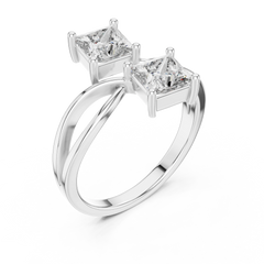 Eternal Princess Toi et Moi Diamond Ring