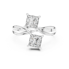 Eternal Princess Toi et Moi Diamond Ring