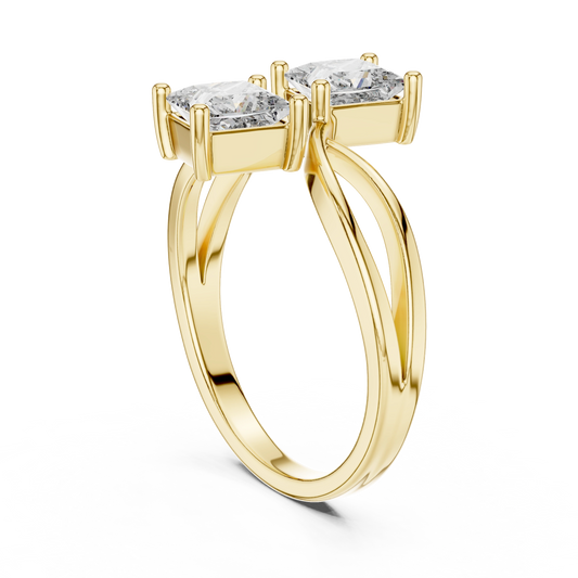 Eternal Princess Toi et Moi Diamond Ring