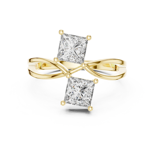 Eternal Princess Toi et Moi Diamond Ring