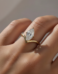 The"Nova" Marquise Solitaire Ring. #AJRG00006