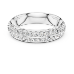 Radiant Round Double Row Diamond Band