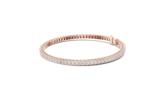 Aurevia Princess-Cut Eternity Bracelet