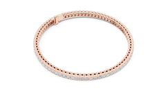 Aurevia Princess-Cut Eternity Bracelet