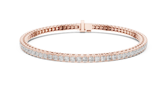 Aurevia Princess-Cut Eternity Bracelet
