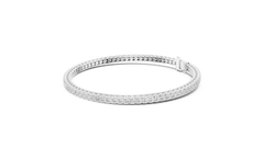 Aurevia Princess-Cut Eternity Bracelet
