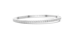 Aurevia Princess-Cut Eternity Bracelet