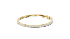 Aurevia Princess-Cut Eternity Bracelet