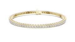 Aurevia Princess-Cut Eternity Bracelet