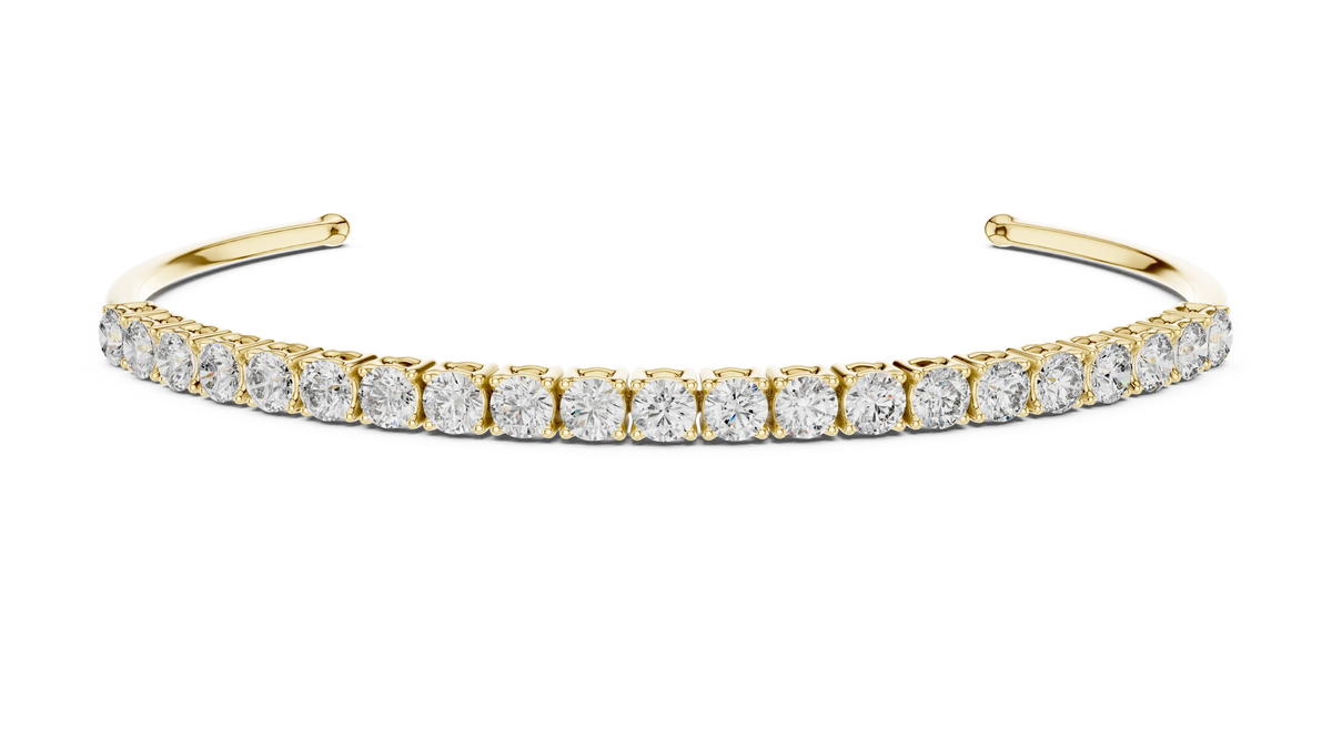 Aurevia Luminous Open-Cuff Bracelet