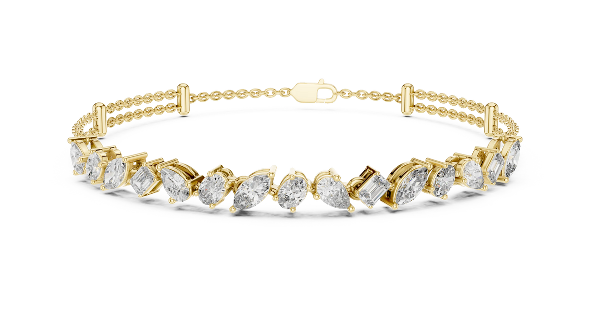 Aurevia Mosaic Multi-Shape Bracelet