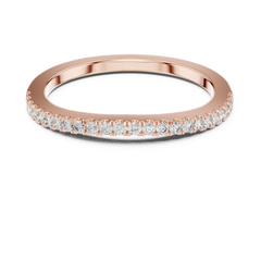 Delicate Round Micro-Pave Diamond Band