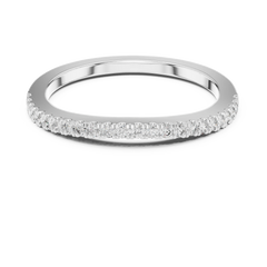 Delicate Round Micro-Pave Diamond Band