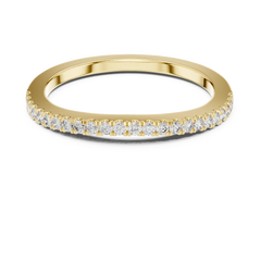 Delicate Round Micro-Pave Diamond Band
