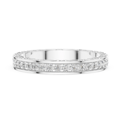 Heirloom Round Filigree Diamond Band
