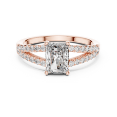 Radiant Split-Shank Ring