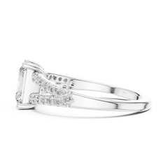 Radiant Split-Shank Ring