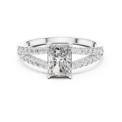 Radiant Split-Shank Ring