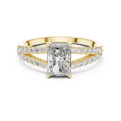 Radiant Split-Shank Ring