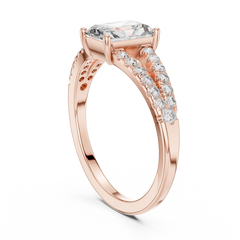 Radiant Split-Shank Ring