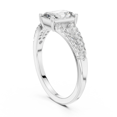 Radiant Split-Shank Ring
