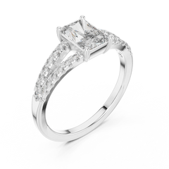 Radiant Split-Shank Ring