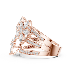 Marquise Flora Ring
